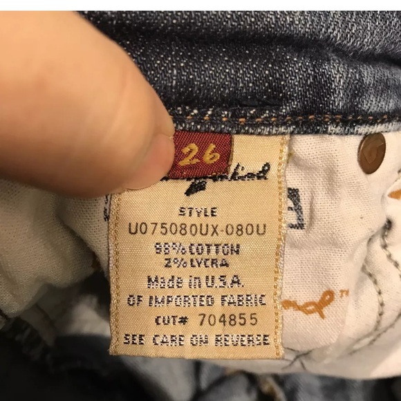 7 For All Mankind Distressed Jeans Bootcut - Picture 8 of 8